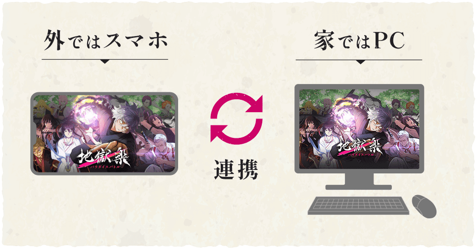外ではスマホ 家ではPC 連携